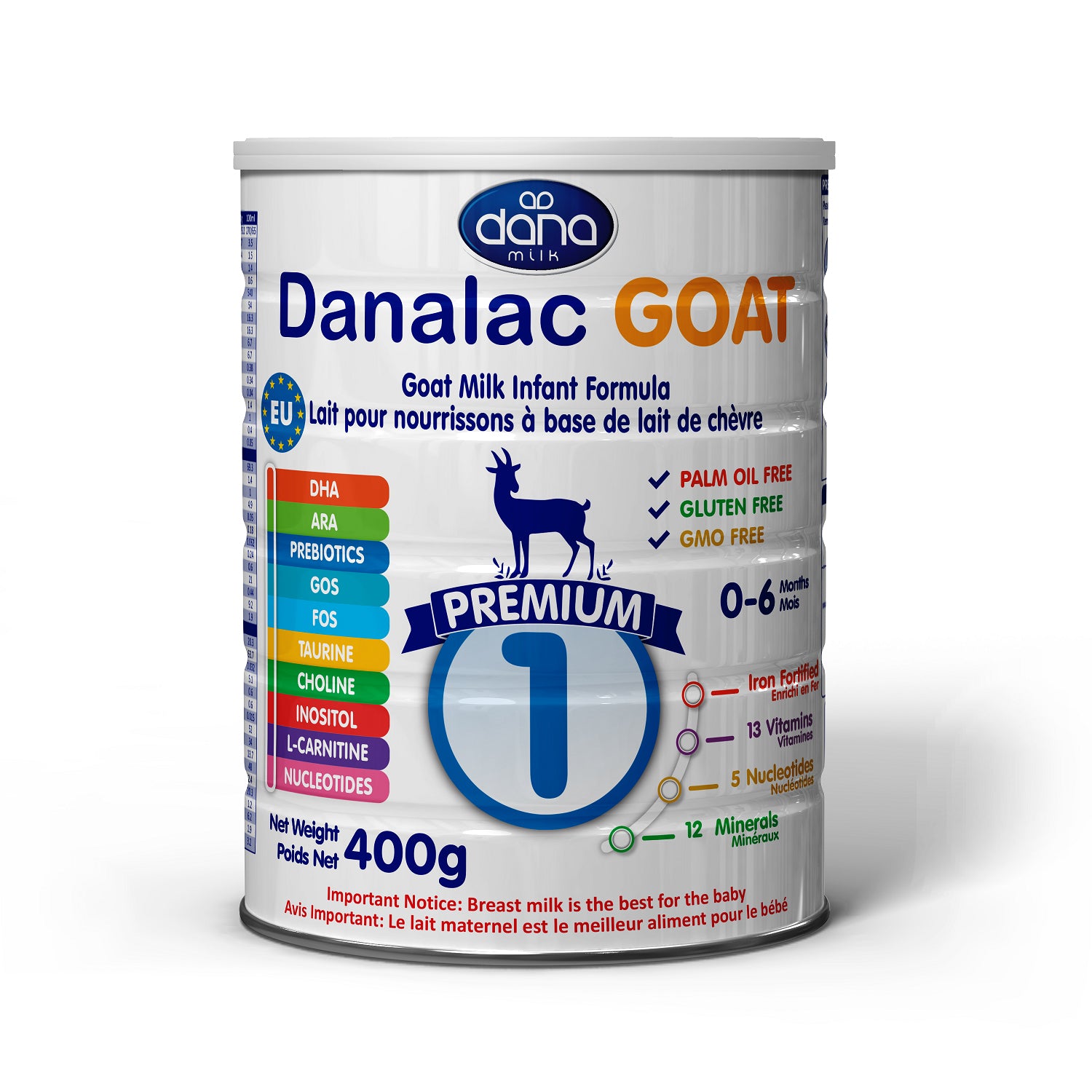 Danalac Goat Milk Infant Formula 400g Stage Baby Milk Powder for Inf