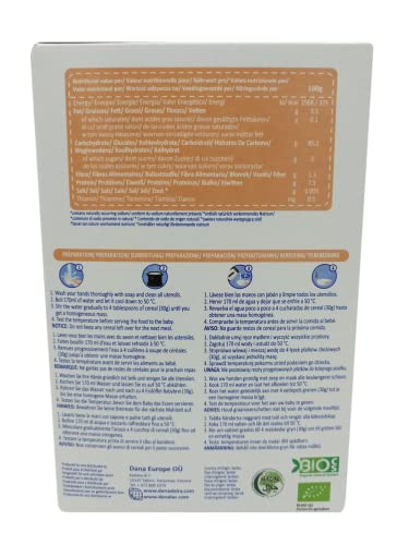 DANALAC Organic Rice Baby Cereal 200 Gram Porridge Sugar Free 4 Months Plus