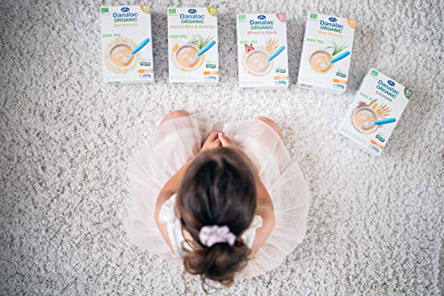 DANALAC Organic Baby Cereal Selection Combo Pack 200 Gram Porridge Sugar Free