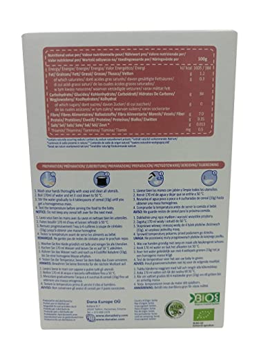Danalac Organic Baby Cereal Wheat and Apple 200 Gram Porridge Sugar Free 6 Months Plus