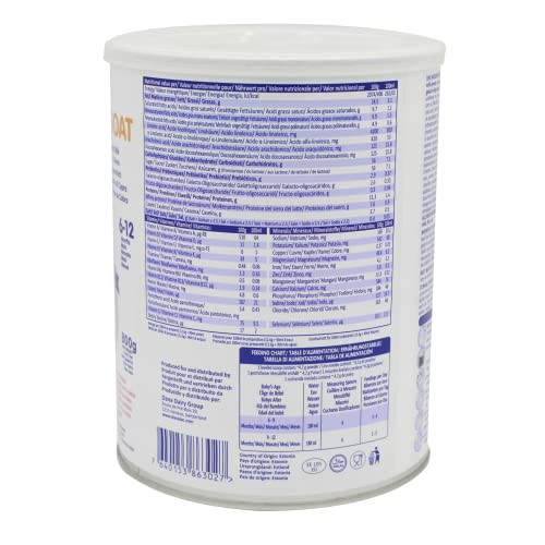 Danalac Goat Milk Follow-On Formula 800g Stage 2 Baby Milk Powder for Infants and Toddlers Age 6-12 Months (Pack of 1)