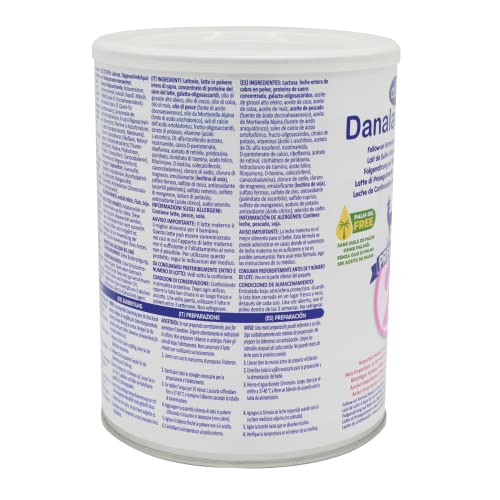 Danalac Goat Milk Follow-On Formula 800g Stage 2 Baby Milk Powder for Infants and Toddlers Age 6-12 Months (Pack of 1)