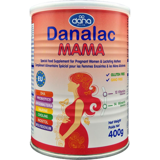 Danalac MAMA 400g Lait Nutritionnel de Grossesse pour Femme Enceinte et Allaitante