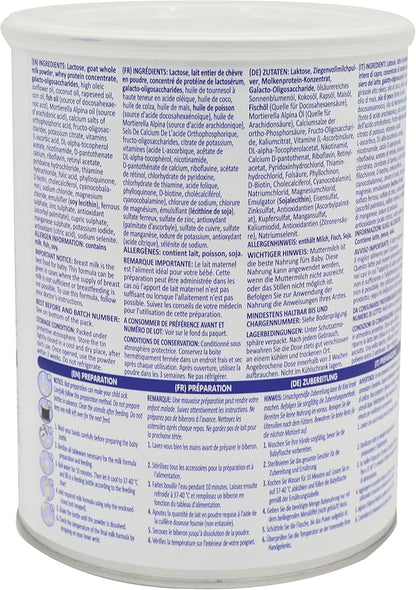 Danalac Goat Milk Follow-On Formula 800g Stage 2 Baby Milk Powder for Infants and Toddlers Age 6-12 Months (Pack of 6)