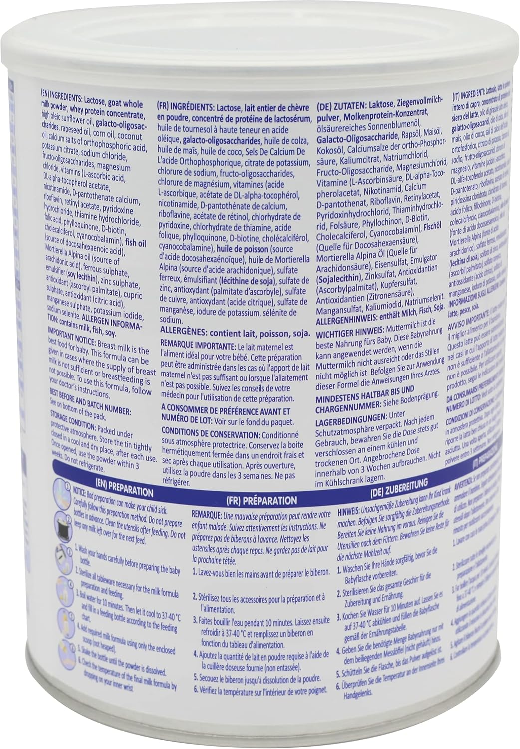 Danalac Goat Milk Growing Up Formula Stage 3 - 800g (Pack of 3)
