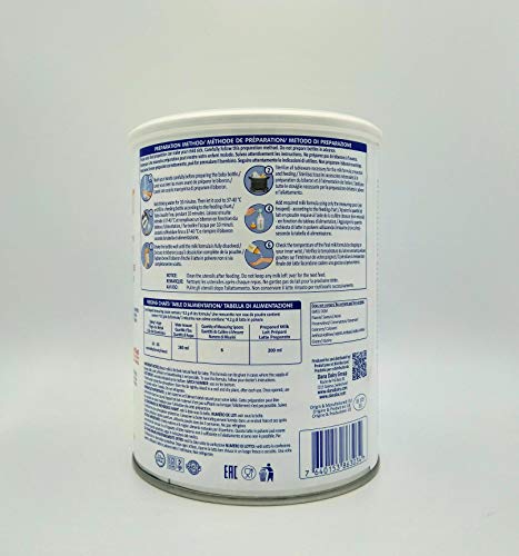 DANALAC Ziegenmilch-Babynahrung für Erwachsene, Stufe 3 (ab 12 Monaten) – 800 Gramm (6er-Pack)