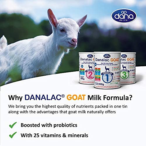 Danalac Goat Milk Growing Up Formula 400 gram Stage 3 (Pack of 1)