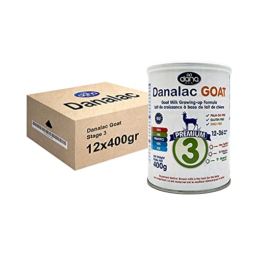 Danalac Goat Milk Growing Up Formula 400 gram Stage 3 (Pack of 1)